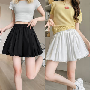 Miiow | Cat Lady Bloom Short Skirt Womens Summer Outdoor Wear Fluffy A-Line Mini Skirt Anti-Light High Waist Loose Fit Thin Model