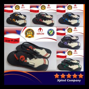 (ALL VARIAN) Sandal Jepit Wanita Swallow Love Ukuran 36 - 41 Swallow Korea Terbaru