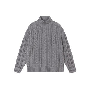 FORNINES | Flip-up Turtleneck Warm Sweater