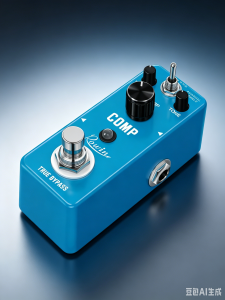 Rowin LEF-333 Guitar Compressor Pedal Digital Comp Effect Pedals For Electric Guitar Classic Studio Grade Compressor True Bypass