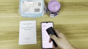 3-in-1 Wireless Bluetooth USB Barcode Reader Small Pocket 1D 2D Scanner Devices for Tablet/Phone/Computer POS Machine
