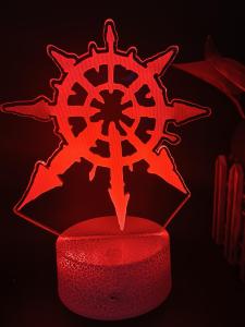 ไฟ USB ไฟตั้ง ไฟตกแต่ง ของตกแต่ง ของขวัญวันเกิด ไฟตกแต่ง โลโก้ ทหารมือ 40K ไฟ LED ไฟตั้ง ไฟตกแต่ง