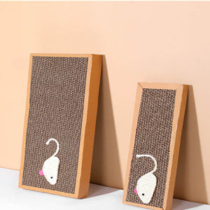 Mouse Cat Scratching Board Suitable for Indoor Cat Corrugated Paper Grinding Claws Wear-resistant and Durable Pet Toys