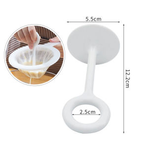 Baete Ultra-fine Mesh Strainer Kitchen Nylon Mesh Filter Spoon Juice Soymilk Coffee Filter 100/200/400 Mesh