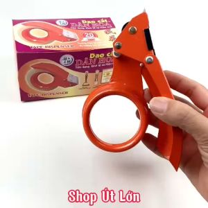 Dao cắt băng keo 7cm Dân Hoa sắt lưỡi thép chất liệu Kim loại