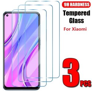 3Pcs Tempered Glass For Xiaomi Redmi Note 11 12 Pro Plus 5G 9S 10S 11S Note 10 9 8 Pro 10C 9A 8 Screen Protector