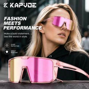 Kapvoe | KAPVOE Luxury Women Sunglasses Polarized Sunglasses Sports Glasses Fashion Mtb Glasses Man Goggles Outdoor Cycling UV400 Fishing