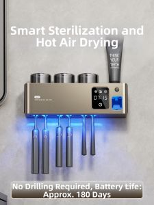 Huiye | Smart UV Sanitizer And Dryer For Toothbrushes Accessories