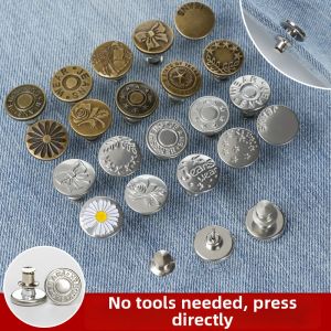QINGPIN | Adjustable No-Hole Waist Tightening Button Accessories