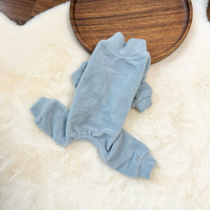 Soft Warm Pure Cotton Fleece Onesie for Pet Dogs Autumn Winter Clothes Four Legs Clothing Versatile Suitable for All Pets