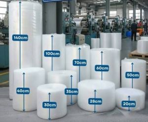 Bọt khí đóng gói nhiều kích cỡ từ 20cm đến 140cm trong nhà máy.