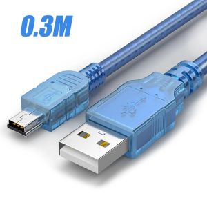 Samzhe | SAMZHE Mini USB Data Cable T-Port Connection Charger Suitable for Canon CCD Camera Dash Cam Portable Hard Drive MP3 Radio