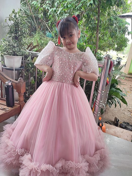 7th birthday gown for rent, Babies & Kids, Babies & Kids Fashion on  Carousell