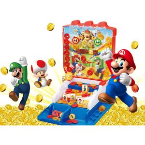Super Mario lucky coin game family board game coin push original