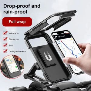 Waterproof Motorcycle Bike Mobile Phone Holder Support Universal Bicycle 360° Swivel Adjustable