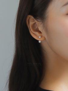New 2025 Pearl Earrings Women's 925 Pure Silver Ear Jewelry Ear Cuff Lightweight Luxury Allergy Free Korean Style Fashion Accessories