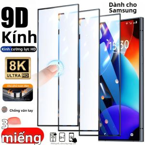 NNBILI 3 Miếng Dán Bảo Vệ Màn Hình Kính Cường Lực Cho Samsung Galaxy S26/S25/S24 Ultra/S23/S22/S21 Plus/S23/S21/S20 FE Bảo Vệ Toàn Diện Chống Trầy Xước Độ Nét Cao