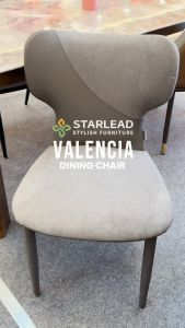 STARLEAD Kursi Makan Kulit Valencia - Dining Chair