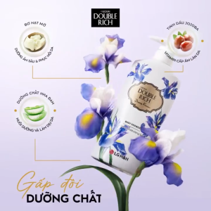 Sữa Tắm DOUBLE RICH 200g 🌸 Dưỡng Ẩm Sáng Da – Da Mịn Như Nhung – Lưu Hương Hoa Tự Nhiên Cả Ngày