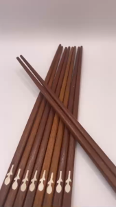 đũa đũa ăn cơm Đũa Gỗ Cẩm Đô Cô Gái Phúc Hưng Phát SG - Bộ 10 Đôi Đũa Gỗ Tự Nhiên An Toàn Siêu Sạch Sang Trọng