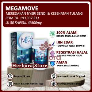 Megamove Herbal Asli Original Obat Pereda Nyeri Sendi Asam Urat Rematik Rekomendasi Dokter