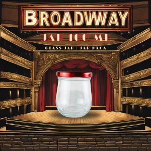 BROADWAY Jar 100 mL | Toples Kaca Tutup Stainless | Tempat Bumbu