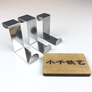 Stainless Steel Kitchen Cabinet Door Hooks Adhesive Hooks Iron Art Grid Accessories No Drilling Needed Photo Wall Nail