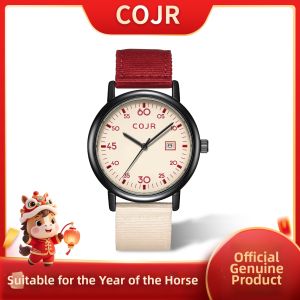 COJR | Vintage Red Aesthetic Trendy Watch for Teens Born in the Year of Horse