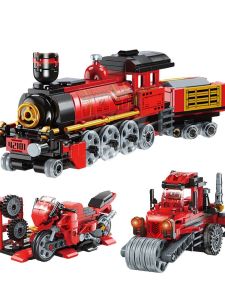 Educational 3D Puzzle Train Building Blocks Toys for Children Intelligence Development Brain Teaser Boys 8-10 Years Old