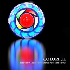 1PCS Motorcycle Warning Lamp Angel Eye Tail Brake Rear Lights LED Motorbike Brake Lamp Flash Strobe Accessories Universal