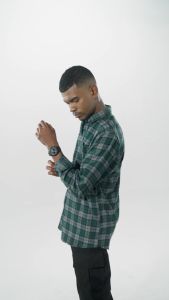 JB Flanel Shirt Dim Green