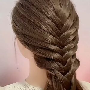 Alat Bantu Kepang Rambut Panjang Anak Wanita Kepang Tulang Ikan Kelabang Aksesoris Rambut HG AR12