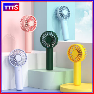 Mini Portable Fan Handheld USB Charging Fan Cooling Electric Fan 3 Speed Adjustment Powerful Mute Motor Outdoor Travel Small Fan