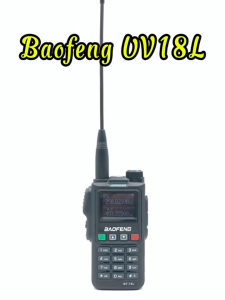 Baofeng UV-18L Walkie Talkie Long RangeTri-Band 999Ch Type-C Fast Charging 5W High Power Two Way Radio Multimode Scanning