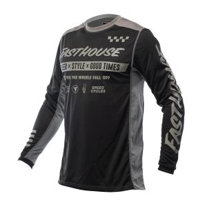 Fasthouse Bike Downhill Cycling Clothing Mountain Scrambling Motorcycle Long Sleeves T-shirt Loose Quick-Drying Tops