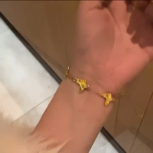 18K gold】berbagai model Mode Gelang 18K Gold Manis Yang Elegan