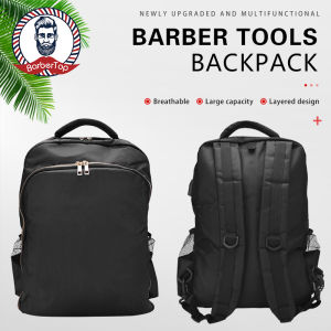 BarberTop USB Charging Barber Tool Storage Backpack Multifunctional Hairdressing Multiple Pockets Bag Large Capacity Knapsack