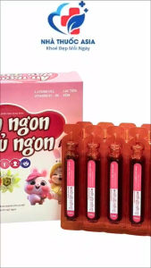 ĂN NGON NGỦ NGON AC Giúp bổ sung KẼM ACID AMIN và vitamin cho cơ thể hộp 20 ống