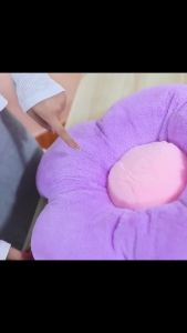 Gối Ôm Hoa Hướng Dương Hồng 30cm 5 Cánh Gối Ngồi Trang Trí Phòng Ngủ Nữ Tính Gối Tựa Cửa Sổ Chất Liệu Vải Nhung Mút Nhớt
