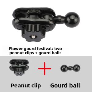 Car Mount Phone Holder Base 17mm Ball Head Extended Adapter Pole Lazy Stand Modification Multi-Functional Extended