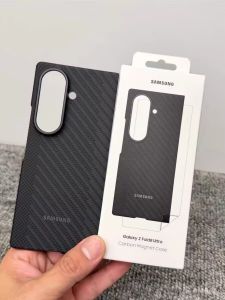 Samsung | Samsung Galaxy Z Fold7 Fold 8 Ultra Carbon Fiber Magnet Case Slim Aramid Fiber Magnetic Cover Shockproof Protective Phone Shell
