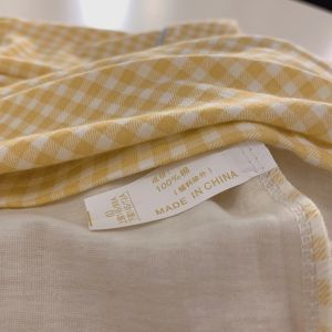 Thickened Pure Cotton Plaid Sleepwear Long Sleeve Womens Style Cute Home Clothes Spring Autumn New Arrival Ins Style Yellow Milk