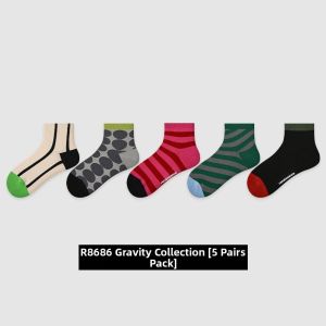 French Design Womens Ankle Socks No-Bone