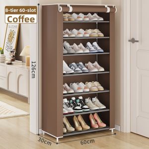Dustproof Space-saving Multilevel Shoe Rack