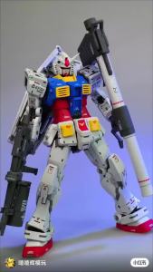 Bandai | 【IN STOCK】FAT CAT Model RX-78-2 2.0 MG 1/100 Assembly Model Kit Special RG Enlarged Version Action Figure Plastic Model Toy