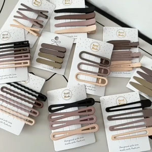 DRACC234 Jepit Rambut Wanita 3 Pack Jepit Poni Korea Aesthetic Aksesoris Rambut Wanita Stylish