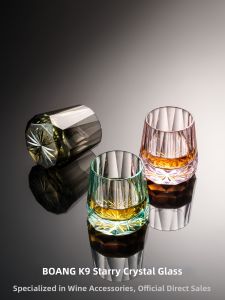 BOANG | Luxury Cut Surface Whiskey Glass