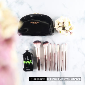 2024 New Portable Large Capacity Cosmetic Bag Womens Makeup Pouch Storage Simple Cute Design Trendy Internet Celebrity Style