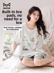 MiiOW | Cotton Summer Breathable Women Pajamas Outwear Padding