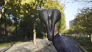 WEST BIKING Thicken Bike Saddle Hollow Breathable MTB Road Bicycle Cushion Shock Absorption Rebound Cycling Seat Bike Parts